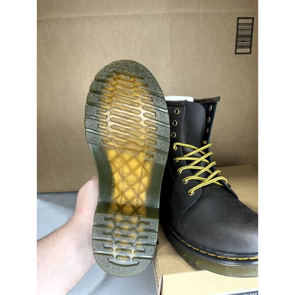 Dr airway martens Wild horse lamper Kids 4 m 5w Dark brown - Picture 4 of 6